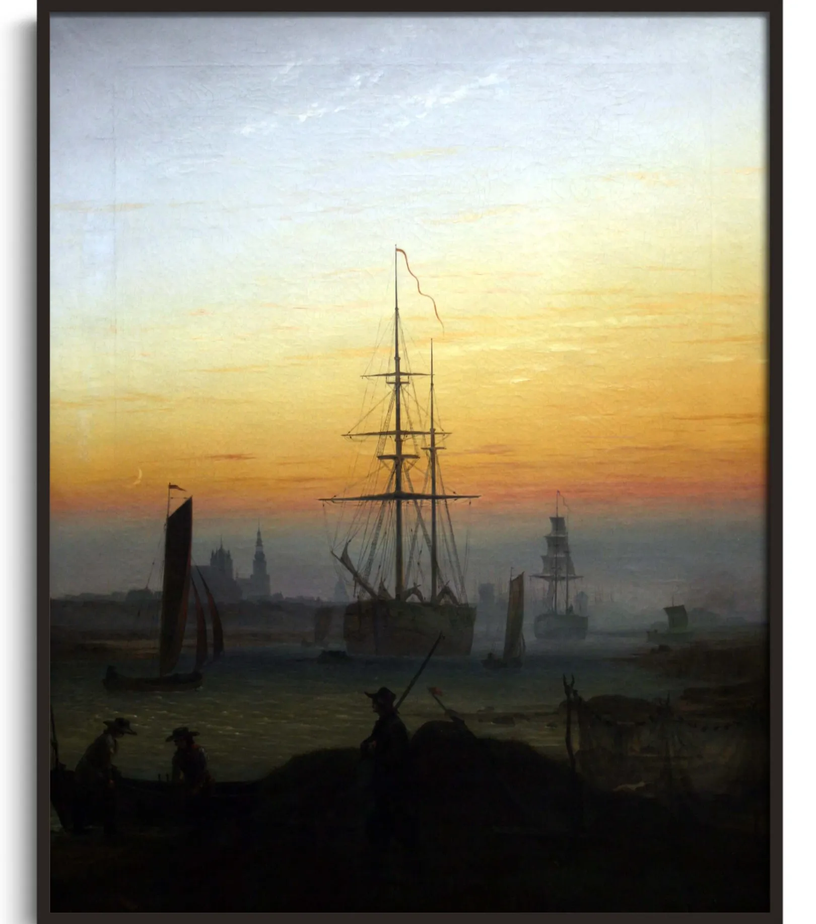 Galerie Mont Friedrich<Greifswalder Hafen - Caspar David Friedrich