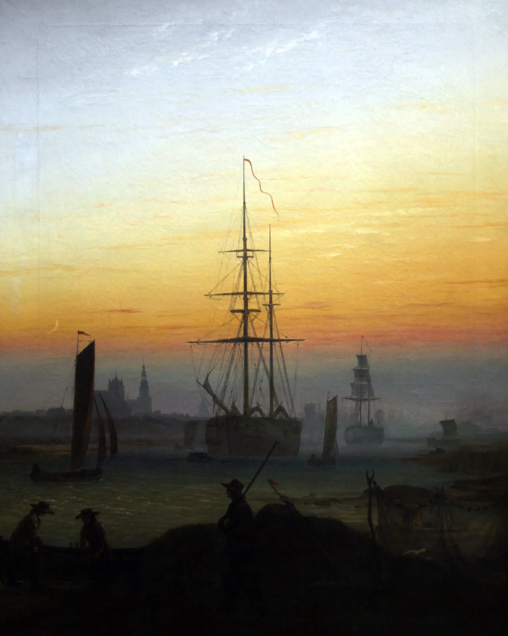 Galerie Mont Friedrich<Greifswalder Hafen - Caspar David Friedrich