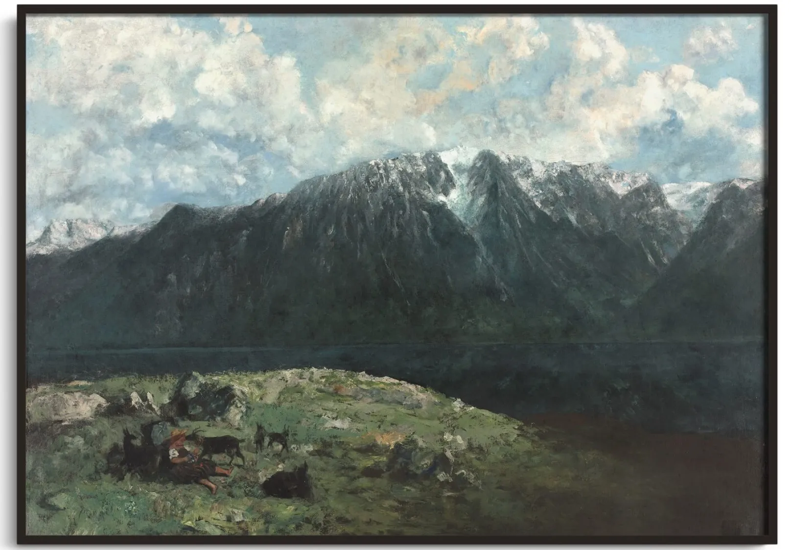 Galerie Mont Courbet<Großes Alpenpanorama, der Dent du Midi - Gustave Courbet