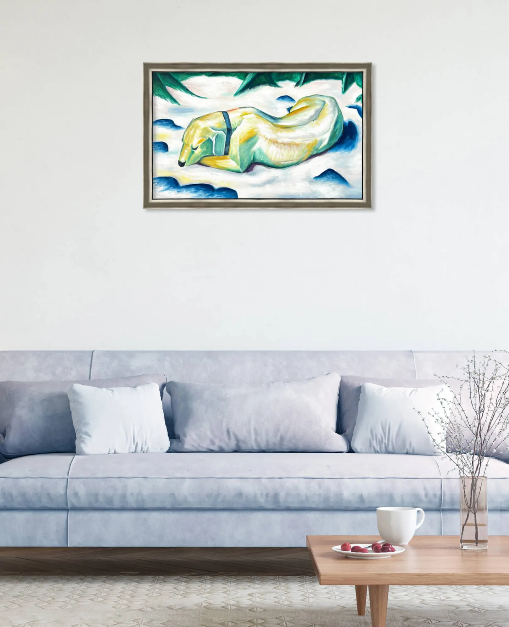 hund_im_schnee_liegend__franz_marc_19-1.webp Galerie Mont Franz Marc<Hund im Schnee liegend - Franz Marc