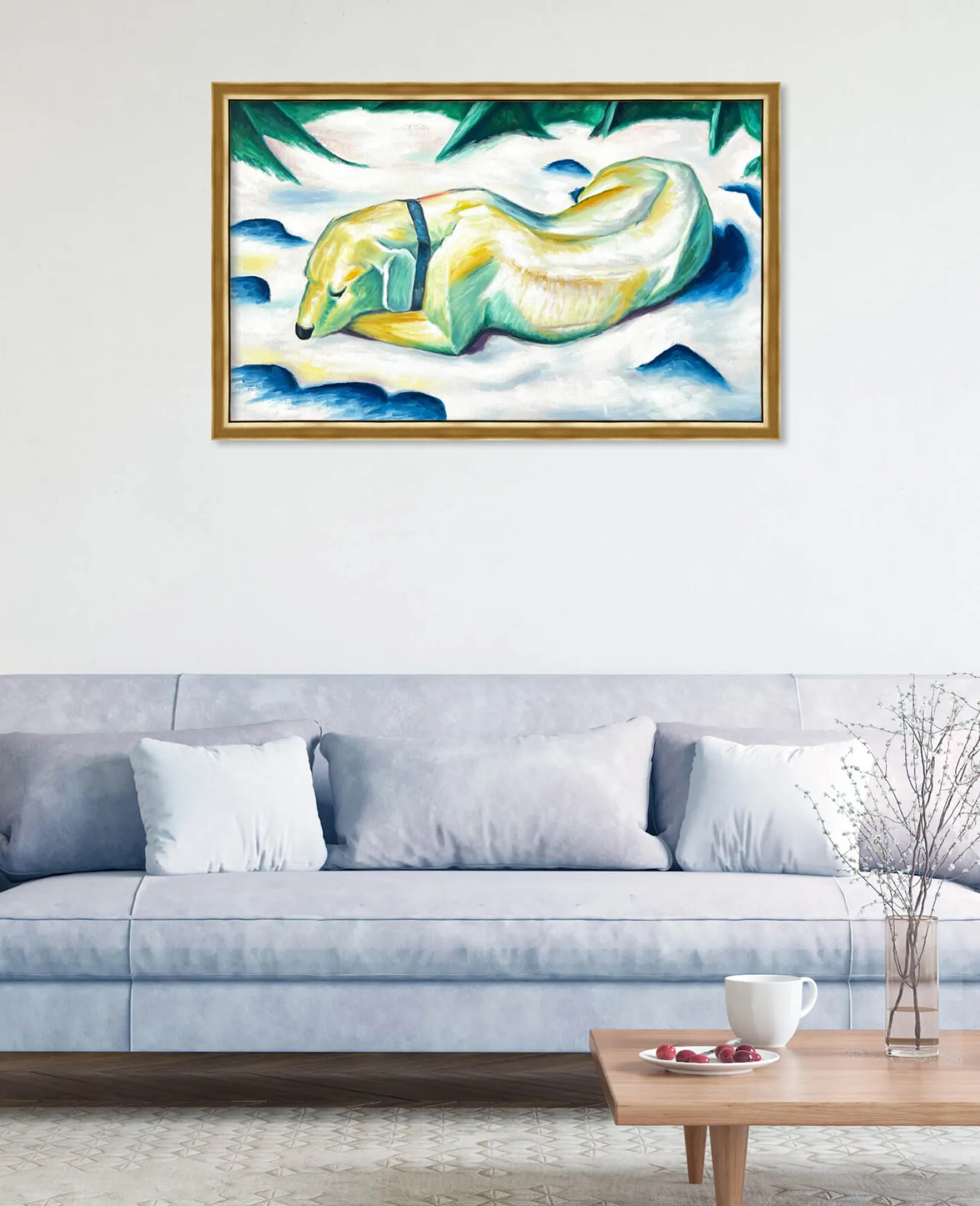 hund_im_schnee_liegend__franz_marc_24-1.webp Galerie Mont Franz Marc<Hund im Schnee liegend - Franz Marc