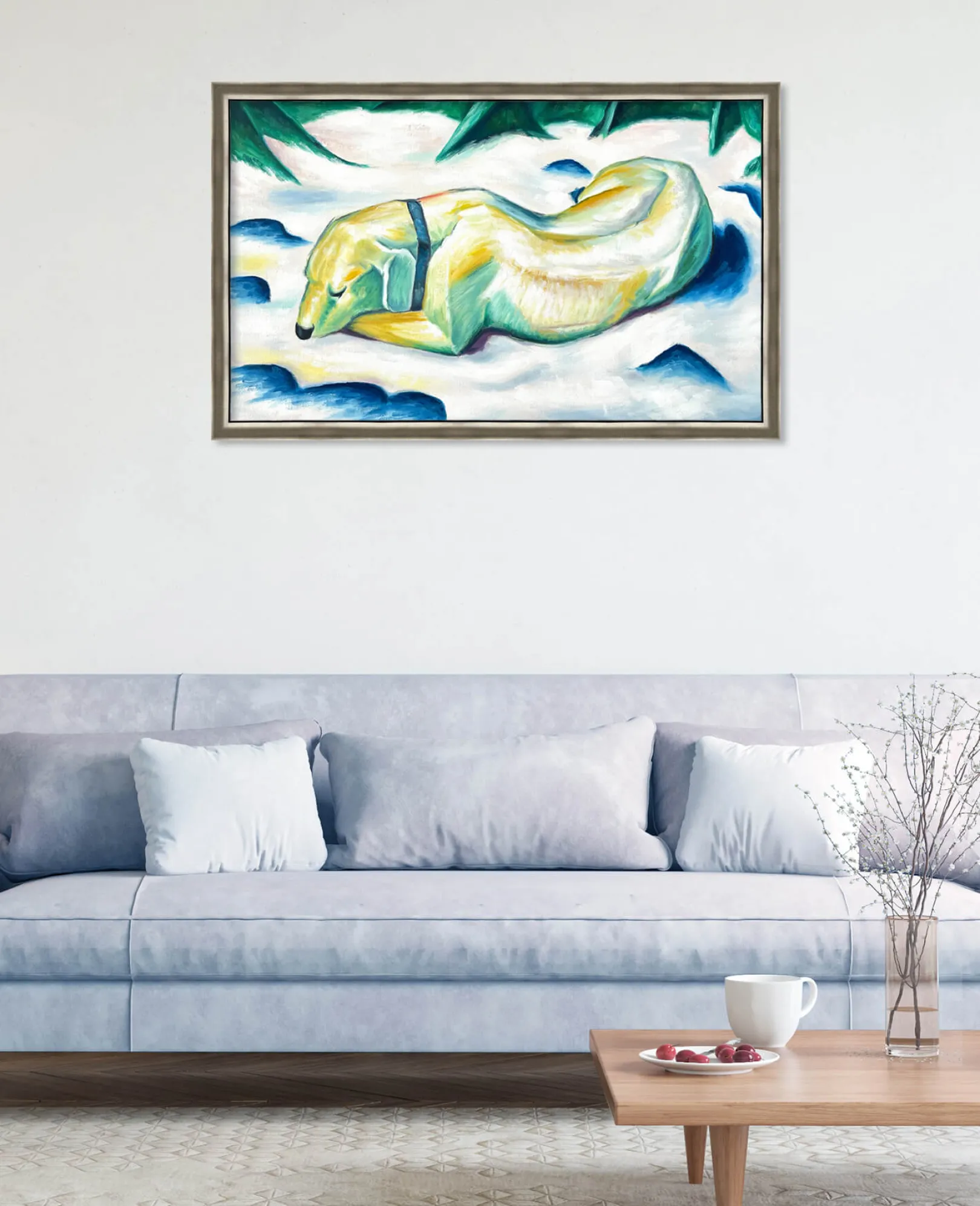 hund_im_schnee_liegend__franz_marc_25-1.webp Galerie Mont Franz Marc<Hund im Schnee liegend - Franz Marc