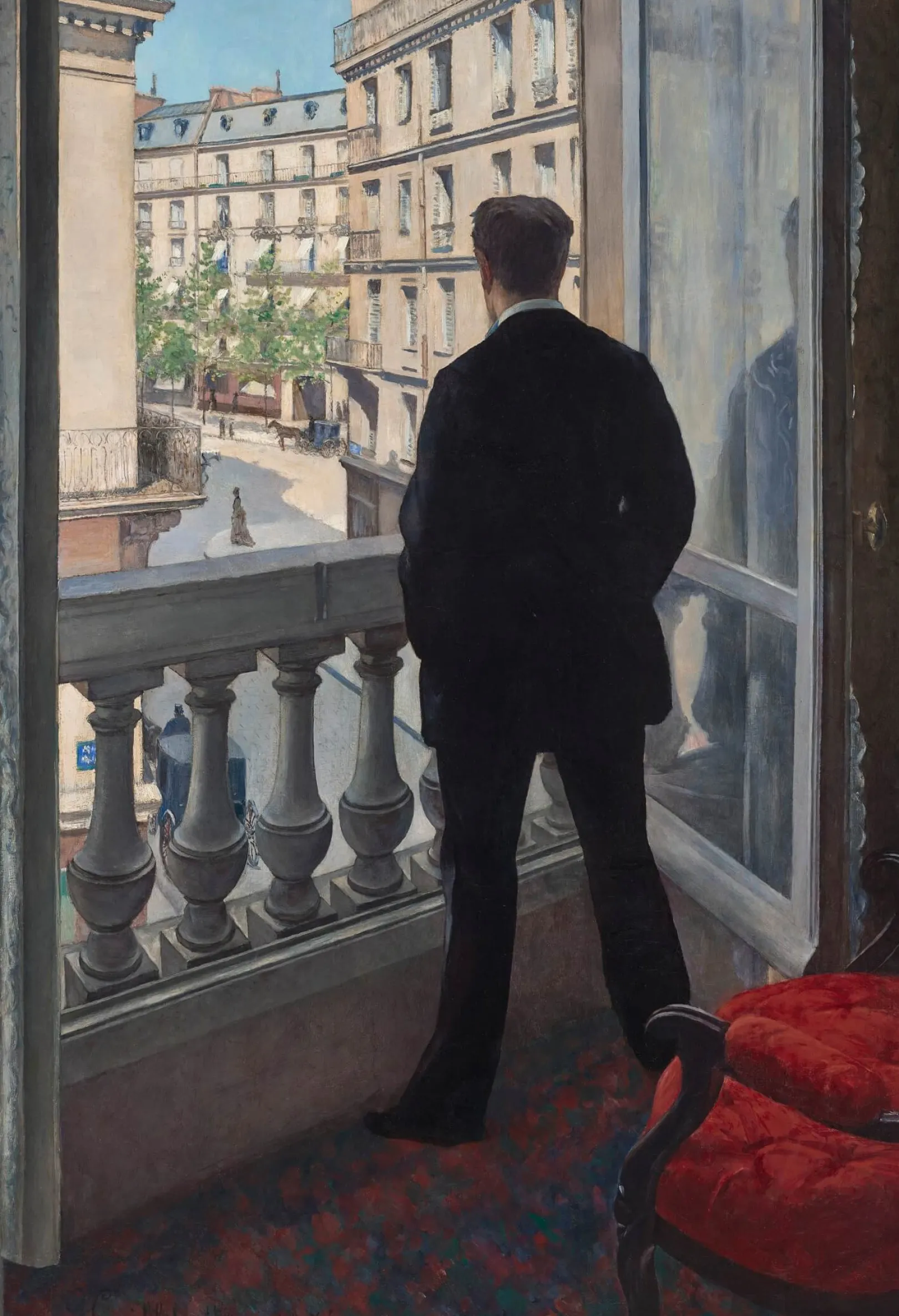 Galerie Mont Caillebotte<Junger Mann am Fenster - Gustave Caillebotte