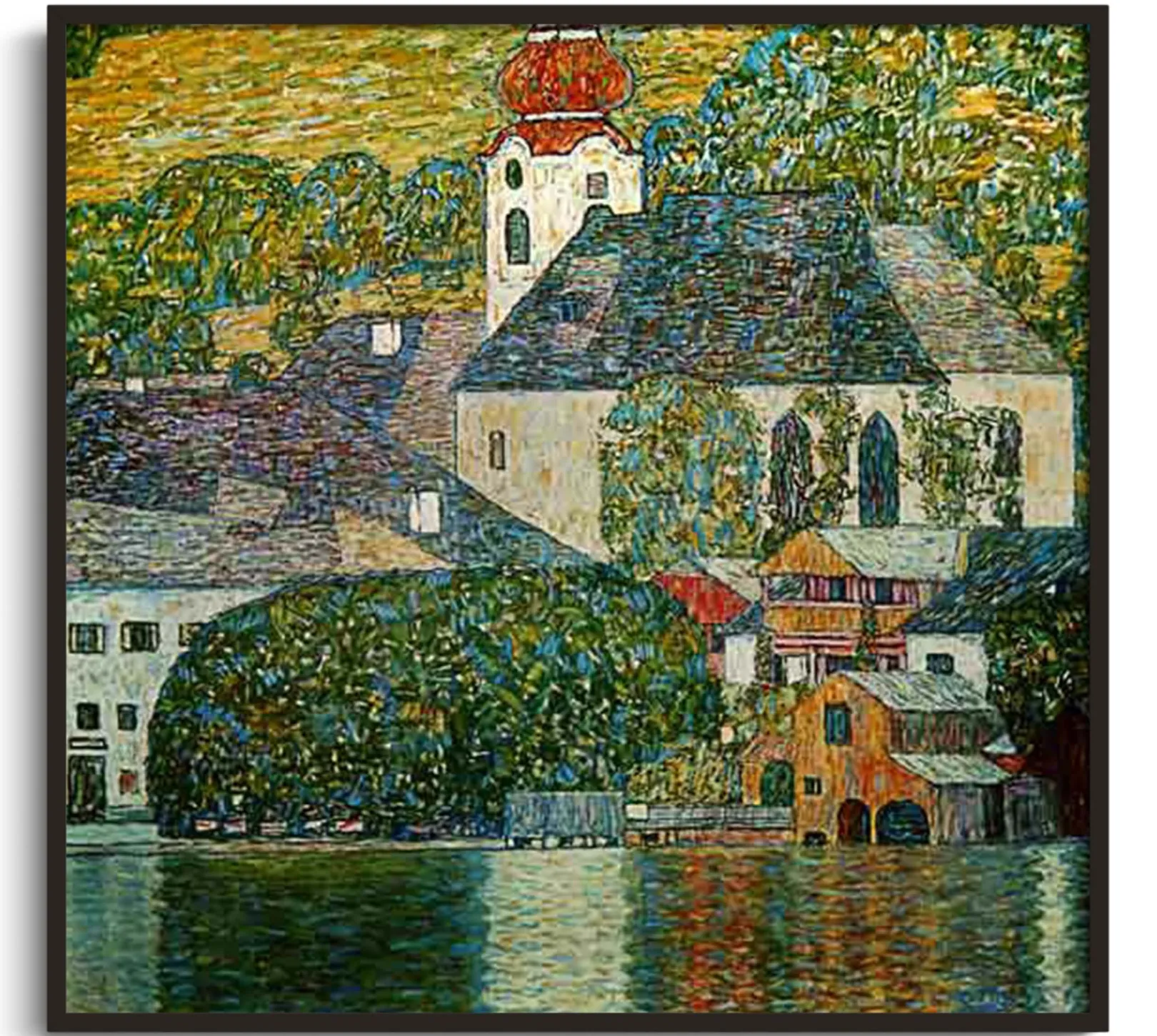 Galerie Mont Klimt<Kirche in Unterach - Gustav Klimt