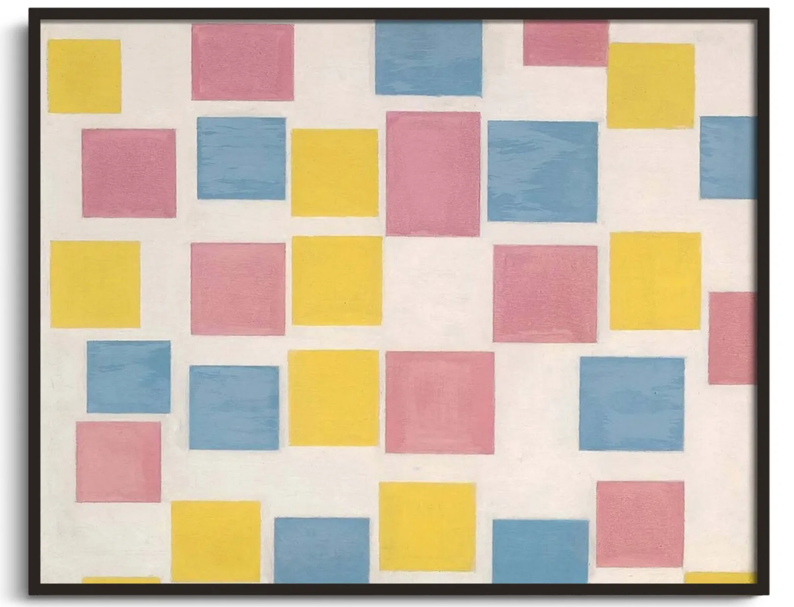 Galerie Mont Mondrian<Komposition mit Farbfeldern - Piet Mondrian