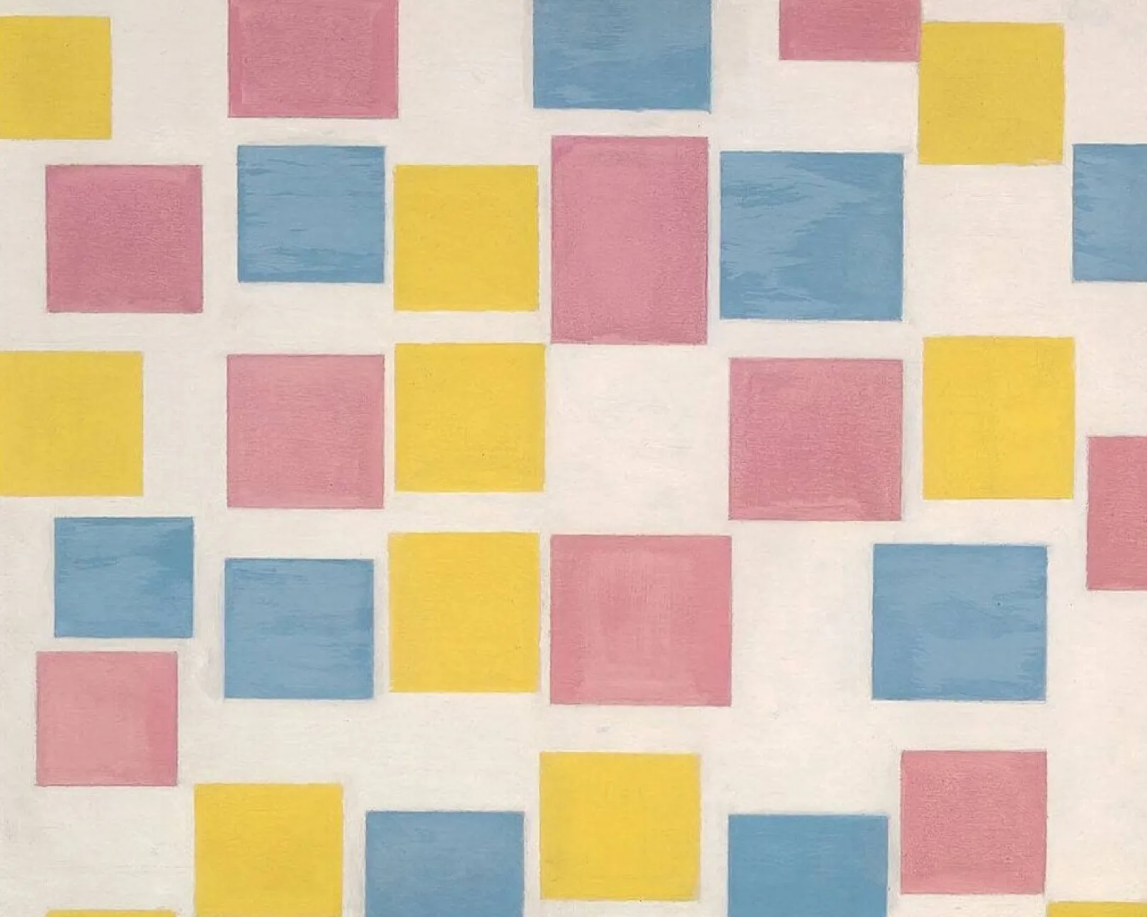 Galerie Mont Mondrian<Komposition mit Farbfeldern - Piet Mondrian