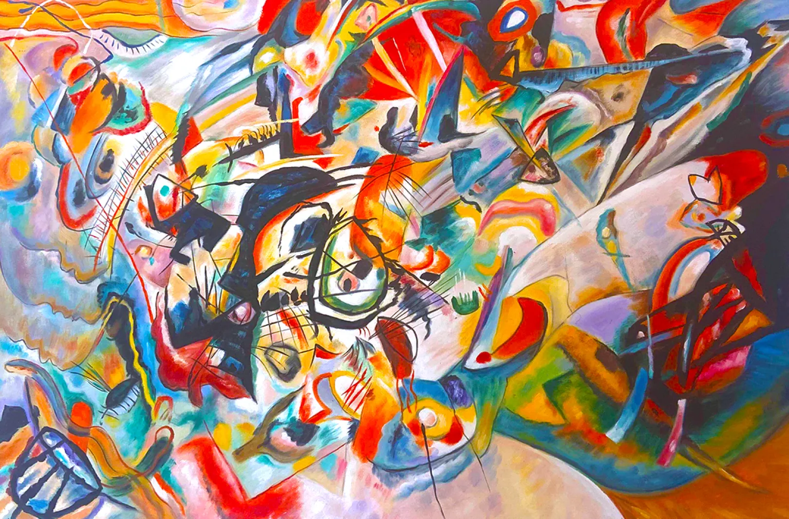 Galerie Mont Kandinsky<Komposition VII - Vassily Kandinsky