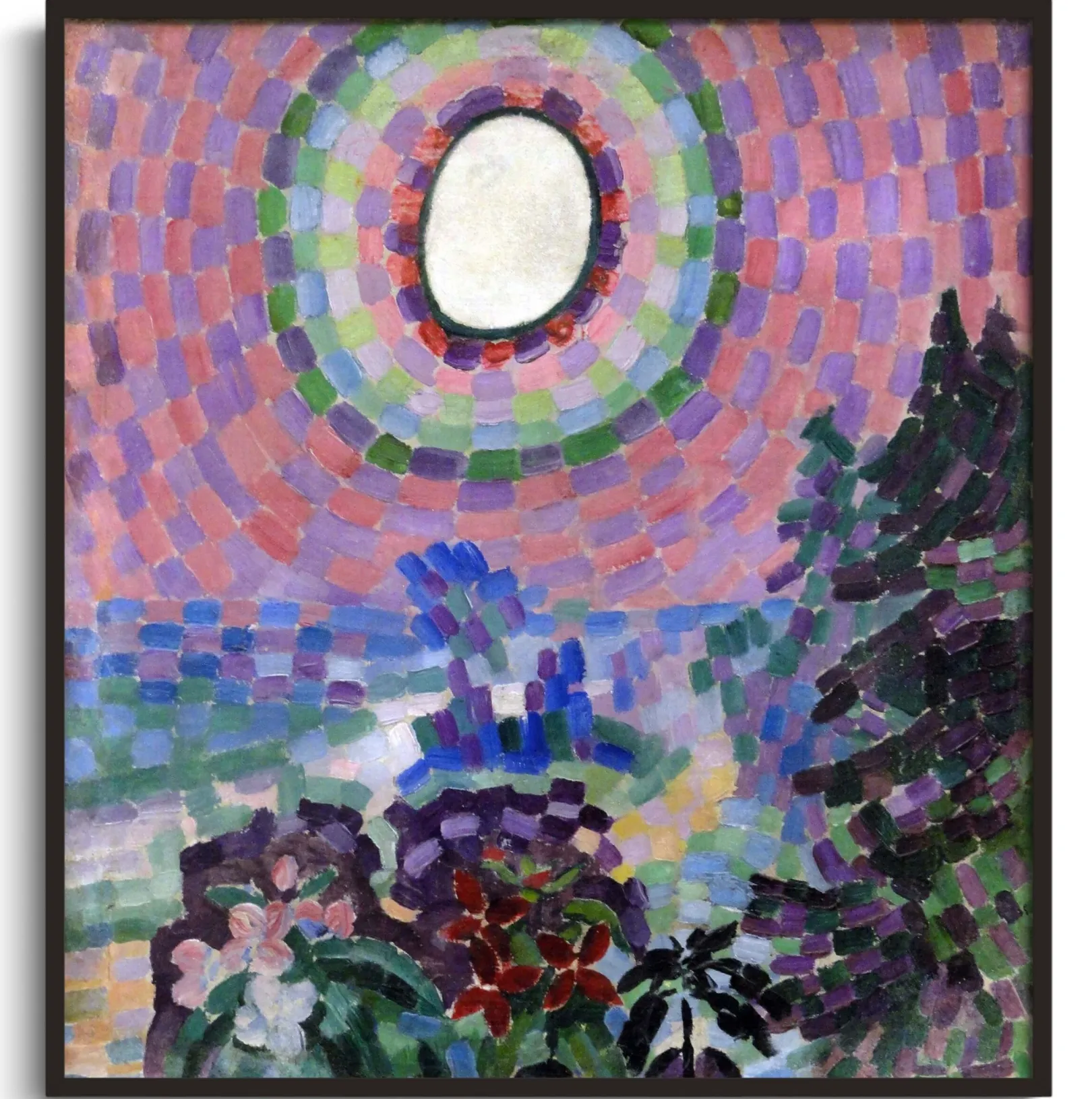 Galerie Mont Delaunay<Landschaft mit Scheibe - Robert Delaunay