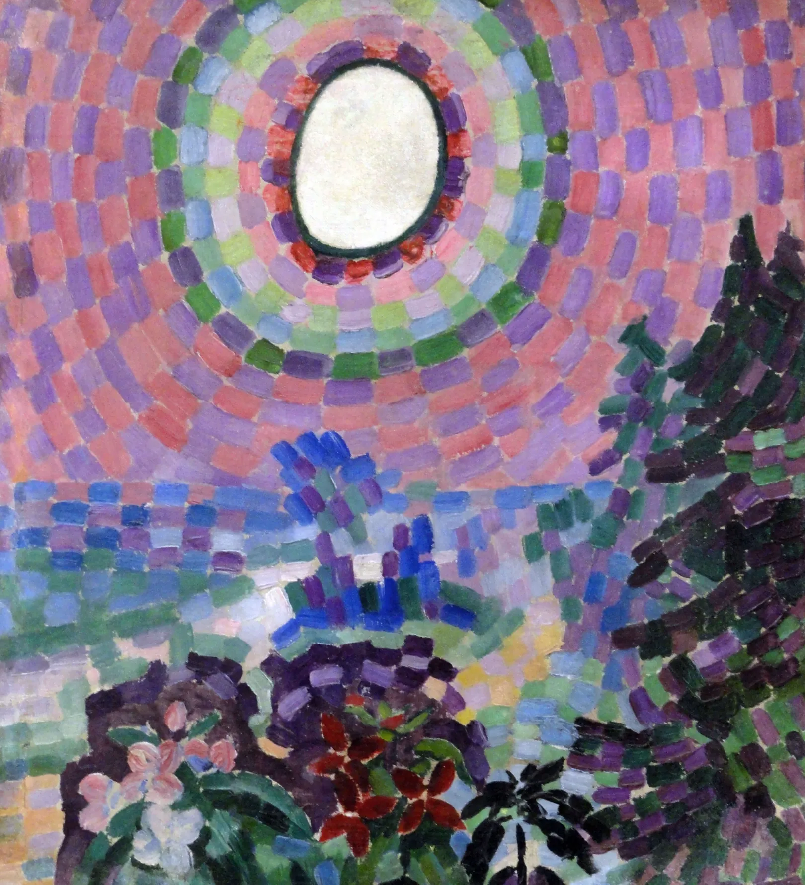 Galerie Mont Delaunay<Landschaft mit Scheibe - Robert Delaunay