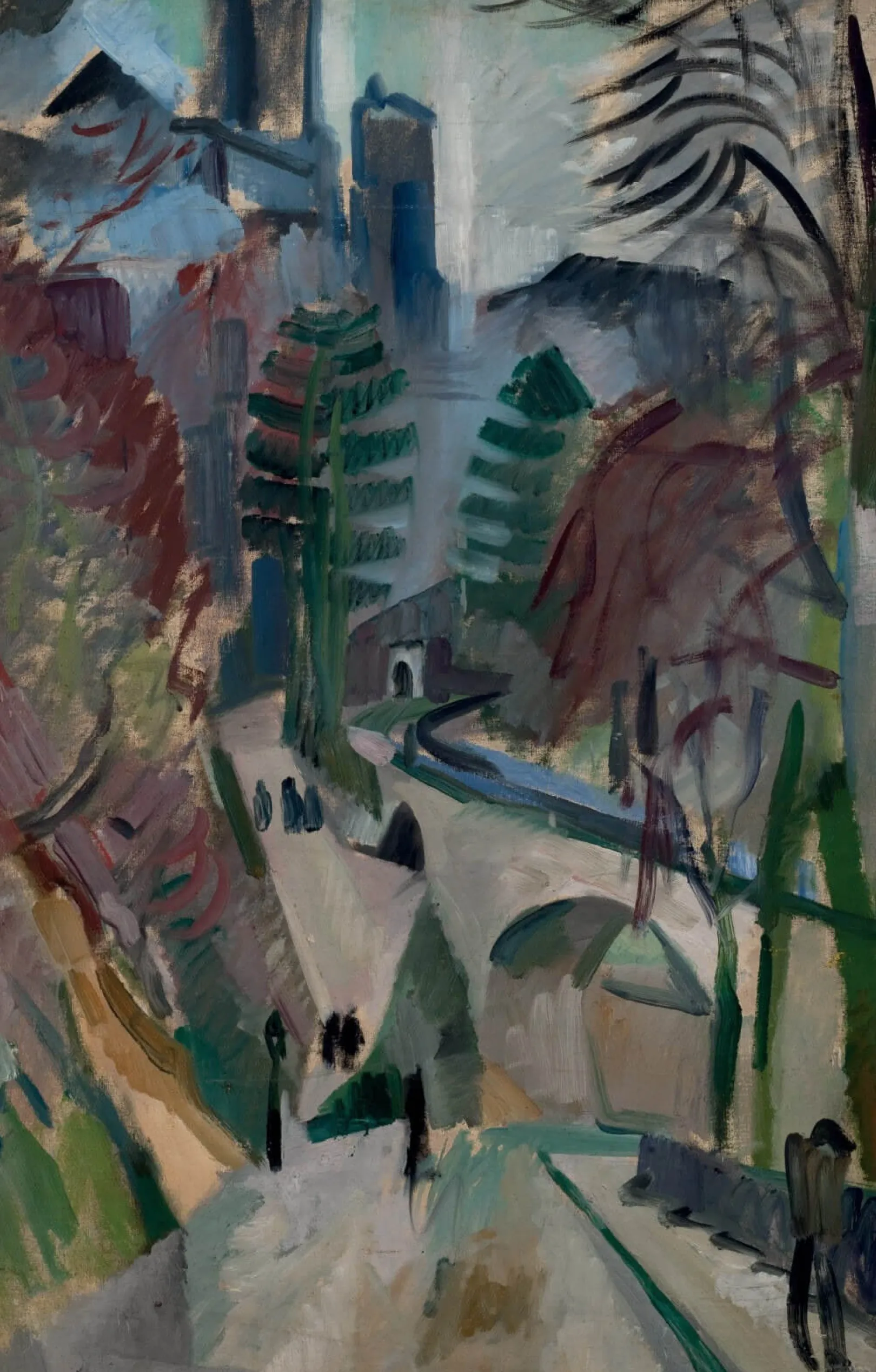 Galerie Mont Delaunay<Landschaft von Laon - Robert Delaunay