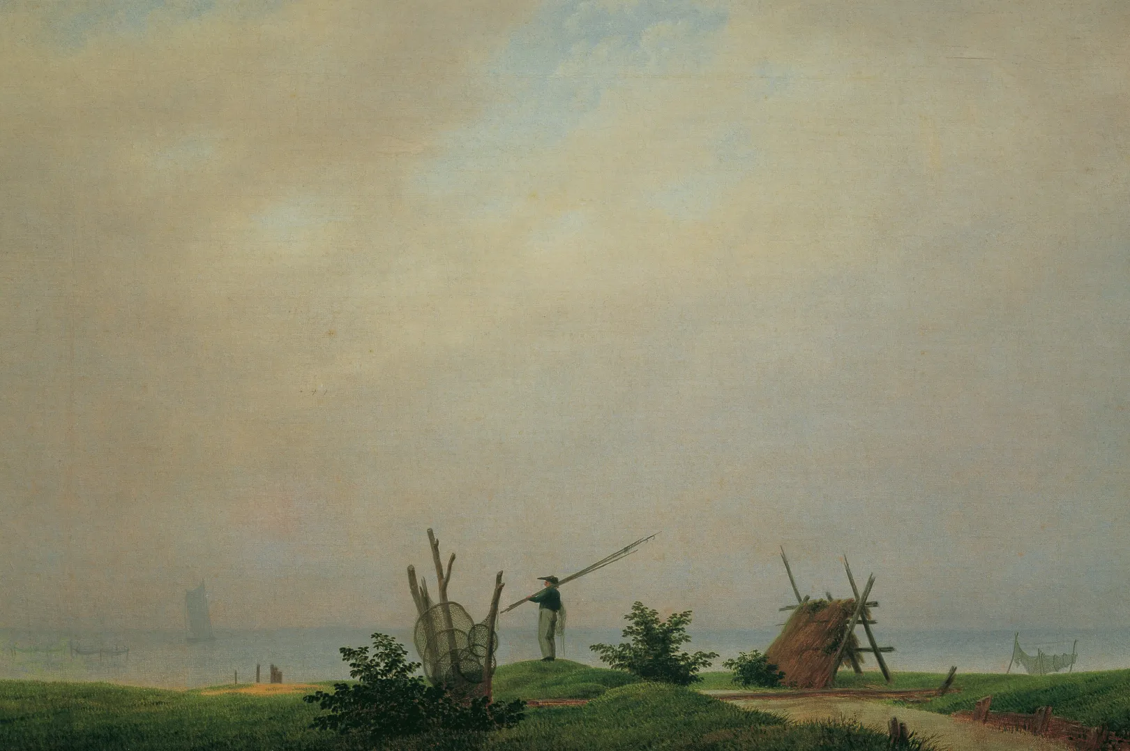 Galerie Mont Friedrich<Meeresufer mit Fischern - Caspar David Friedrich