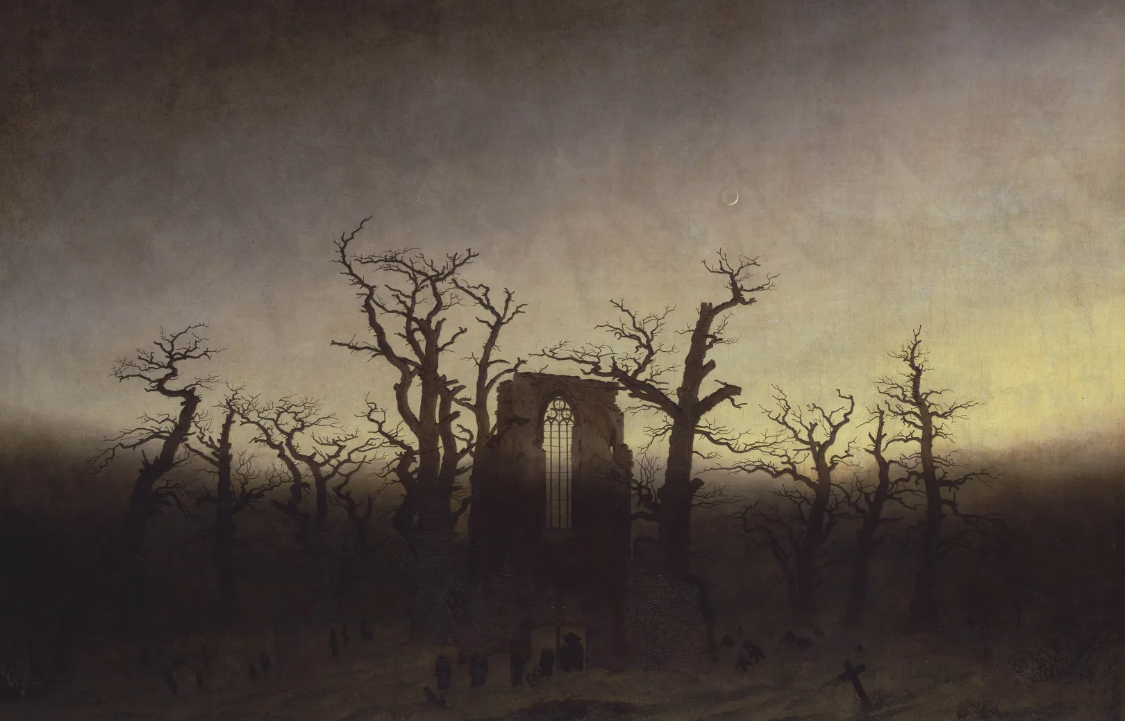 oakwood_abbey__caspar_david_friedrich_2-1.webp Galerie Mont Friedrich<Oakwood Abbey - Caspar David Friedrich