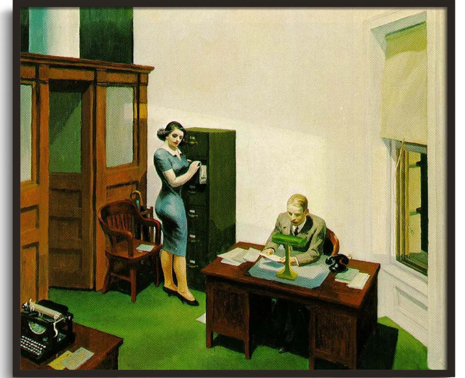 Galerie Mont Hopper<Office at Night - Edward Hopper