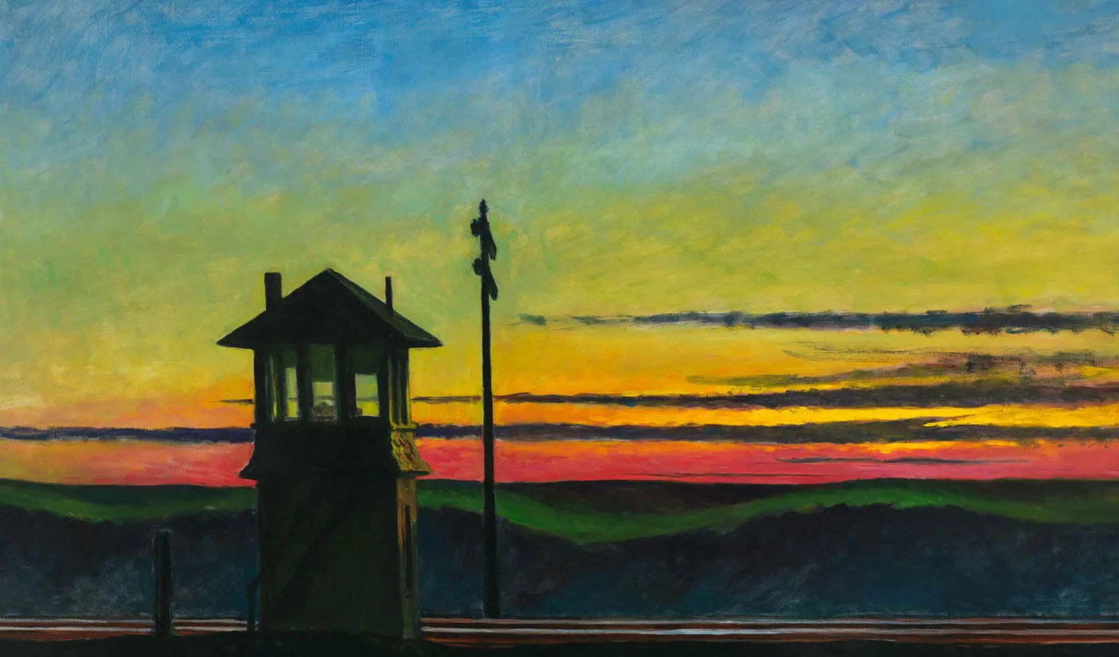 Galerie Mont Hopper<Railroad Sunset - Edward Hopper