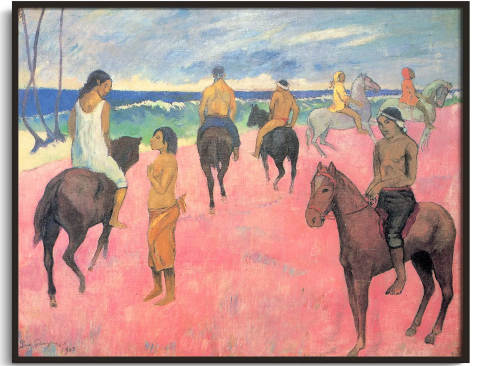 Galerie Mont Gauguin<Reiter am Strand II - Paul Gauguin