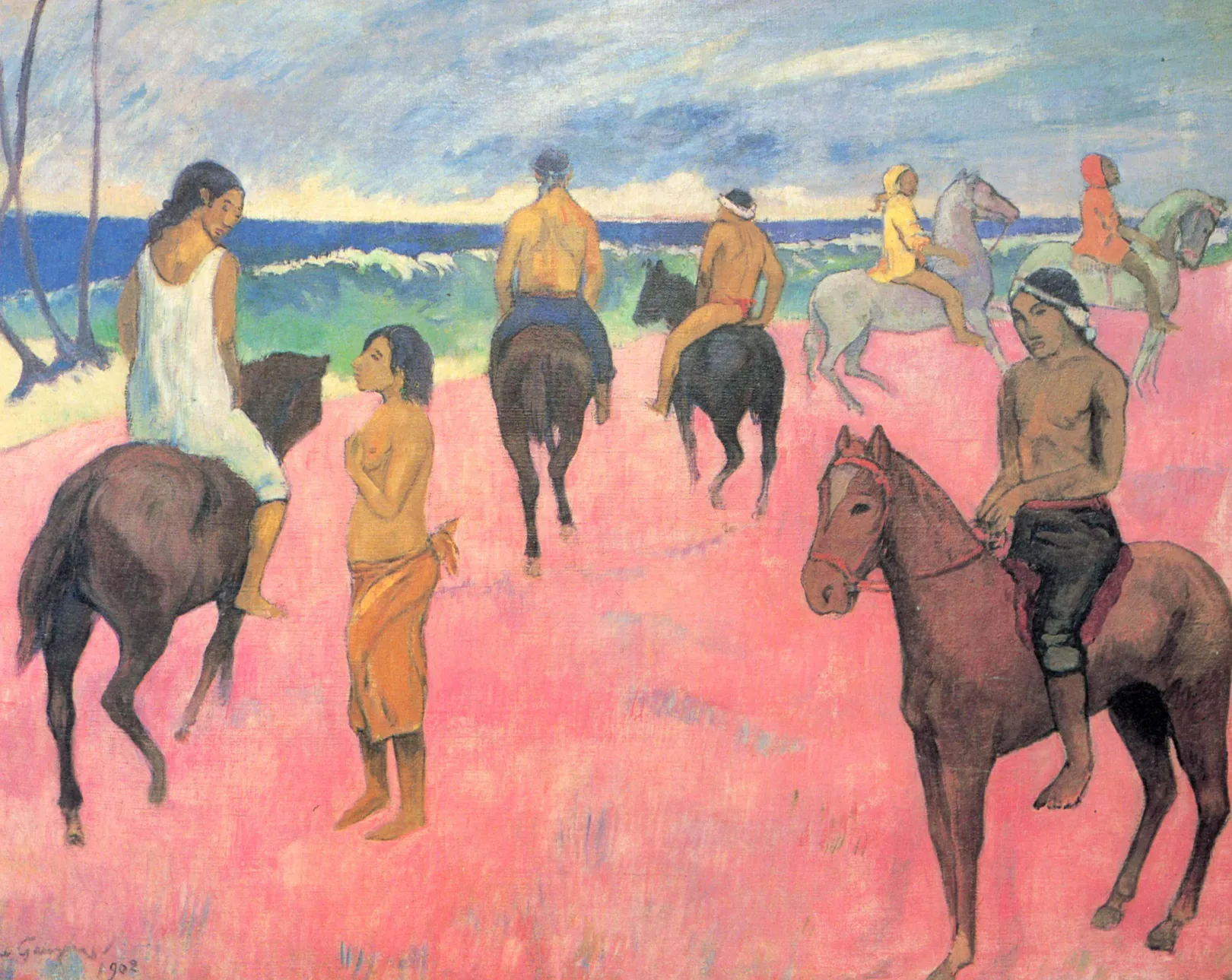 Galerie Mont Gauguin<Reiter am Strand II - Paul Gauguin