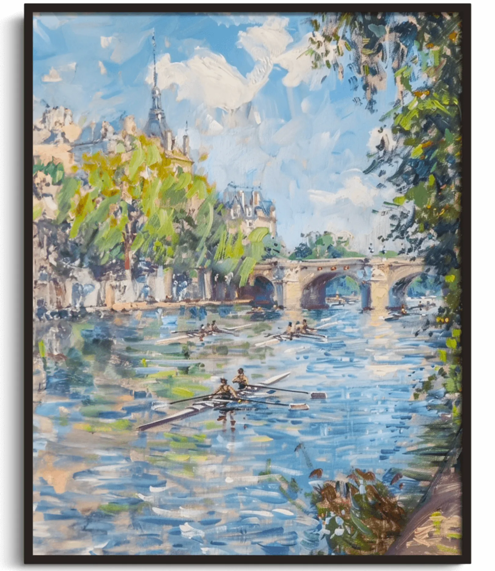 Galerie Mont Monet<Ruderer auf der Seine x Monet