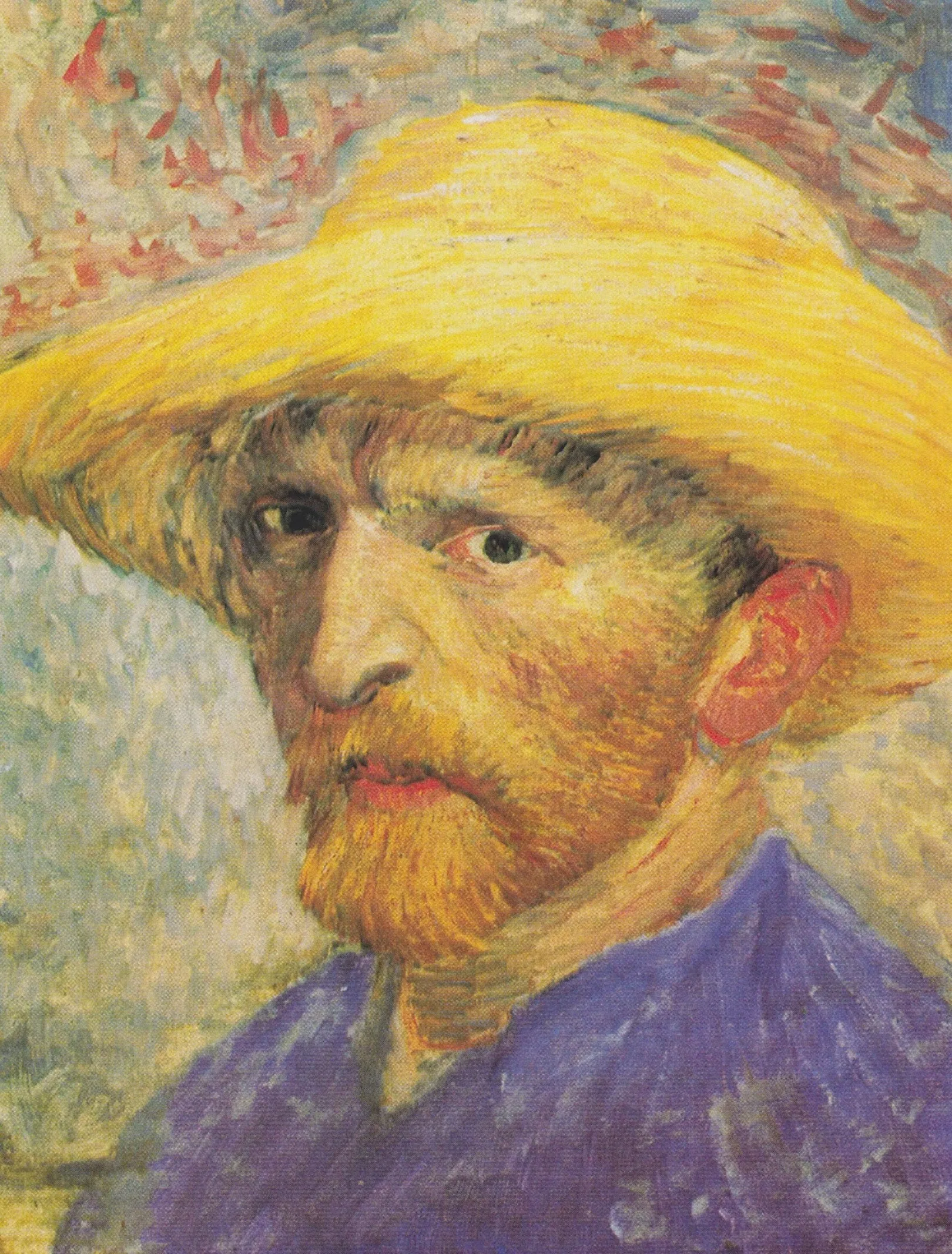 Galerie Mont Van Gogh<Selbstbildnis mit Strohhut - Vincent Van Gogh