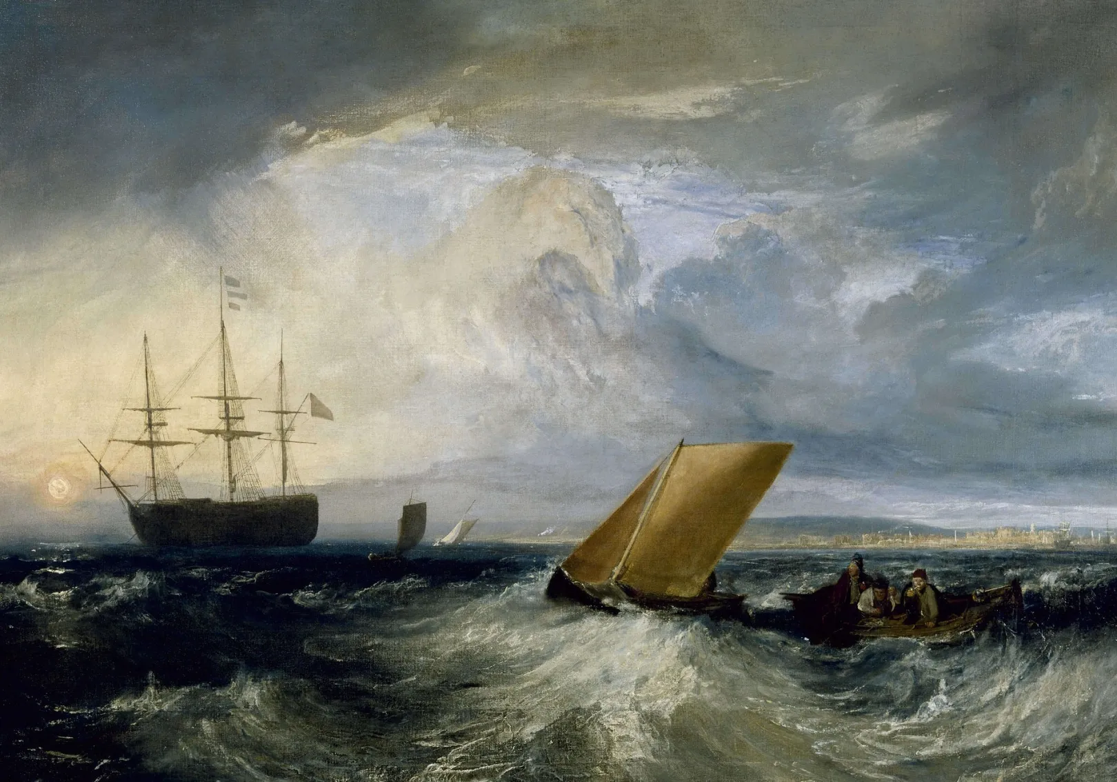 Galerie Mont Turner<Sheerness von der Nore aus gesehen - William Turner