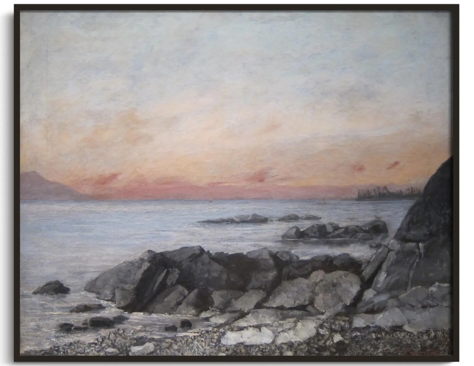 Galerie Mont Courbet<Sonnenuntergang, Vevey - Gustave Courbet