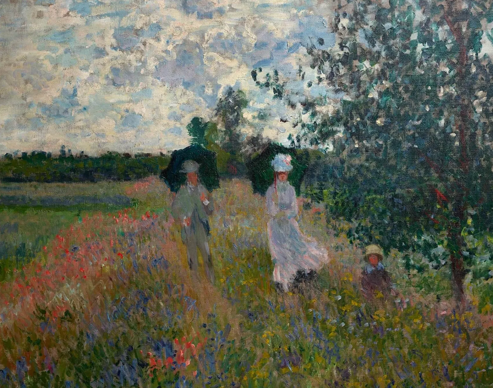 Galerie Mont Monet<Spaziergang in der Nähe von Argenteuil - Claude Monet