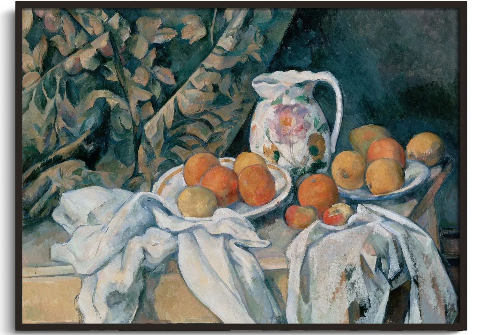 Galerie Mont Cézanne<Stillleben mit einem Vorhang - Paul Cézanne