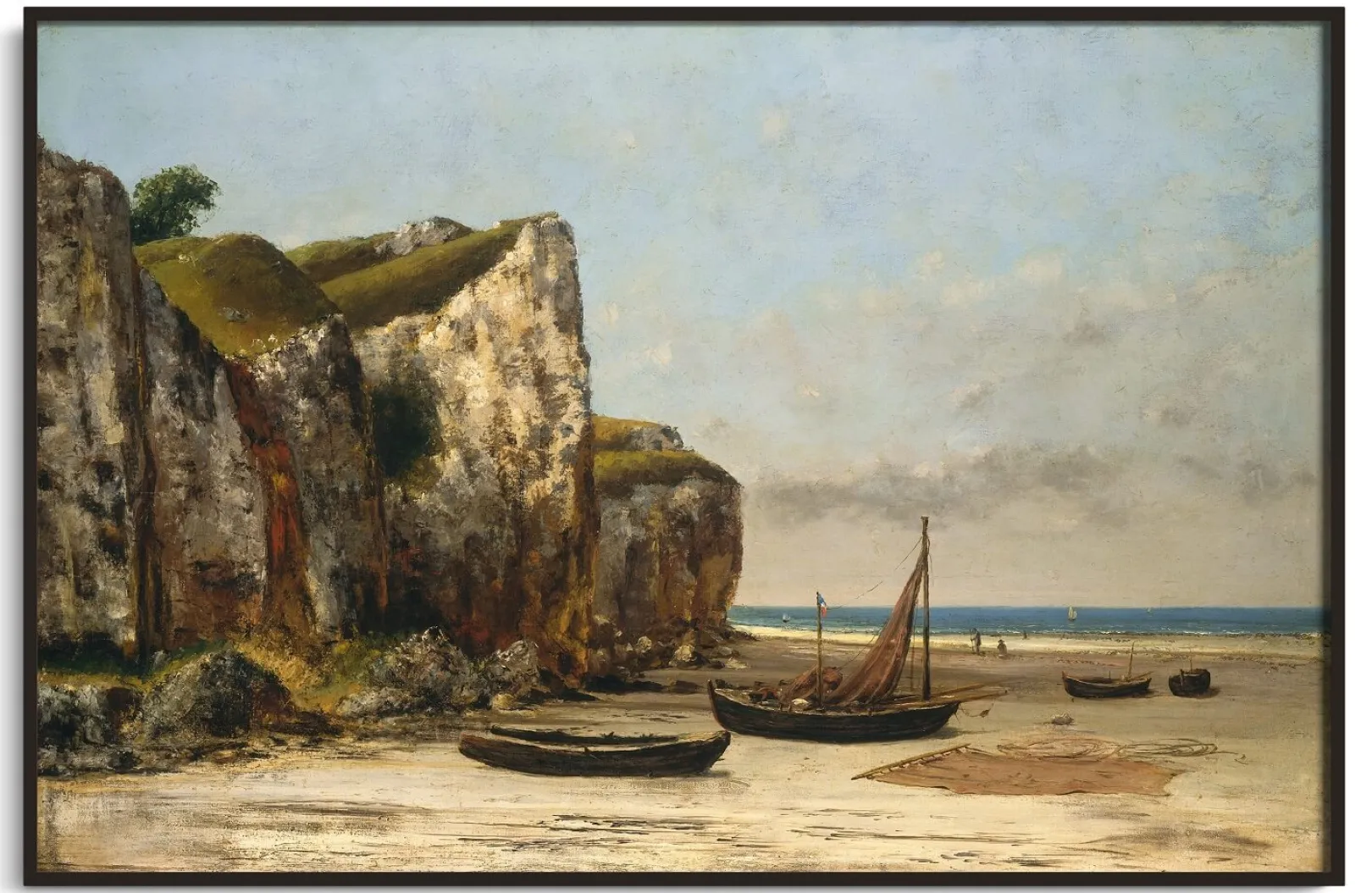 Galerie Mont Courbet<Strand in Étretat, Normandie - Gustave Courbet