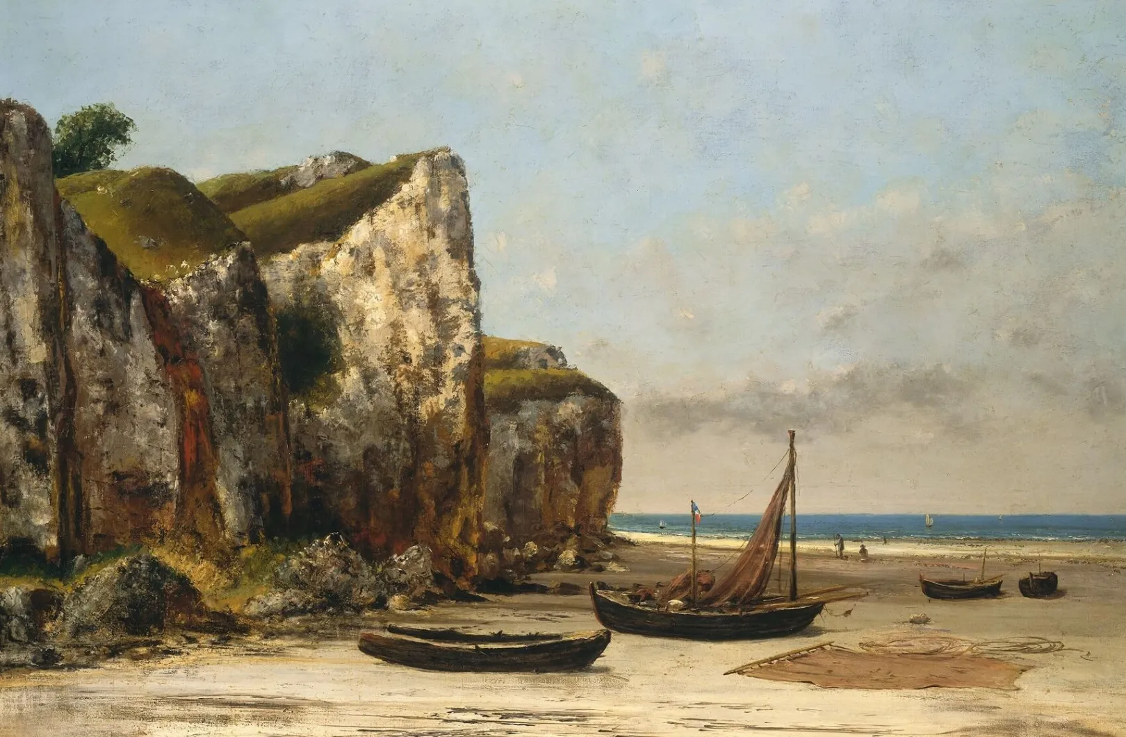 Galerie Mont Courbet<Strand in Étretat, Normandie - Gustave Courbet