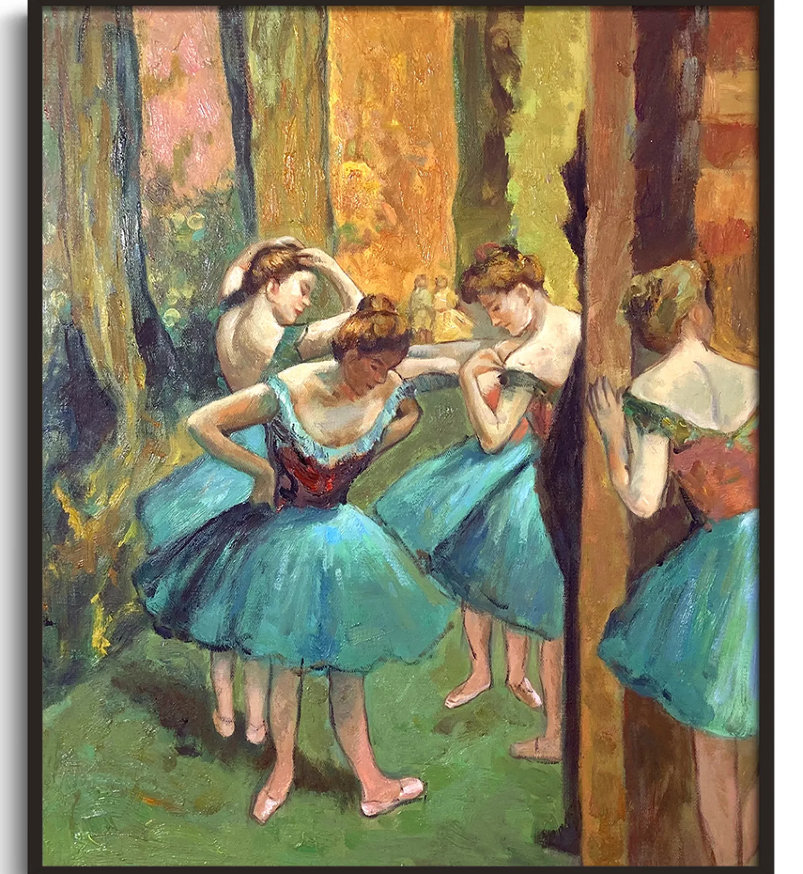 Galerie Mont Degas<Tänzerinnen in Rosa und Grün - Edgar Degas