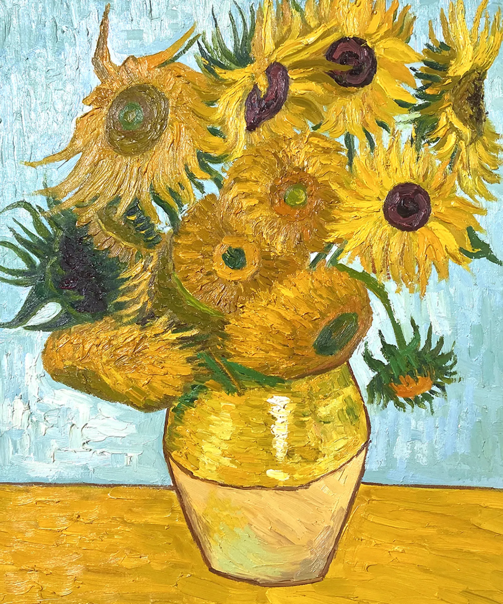 Galerie Mont Van Gogh<Vase mit zwölf Sonnenblumen - Vincent Van Gogh