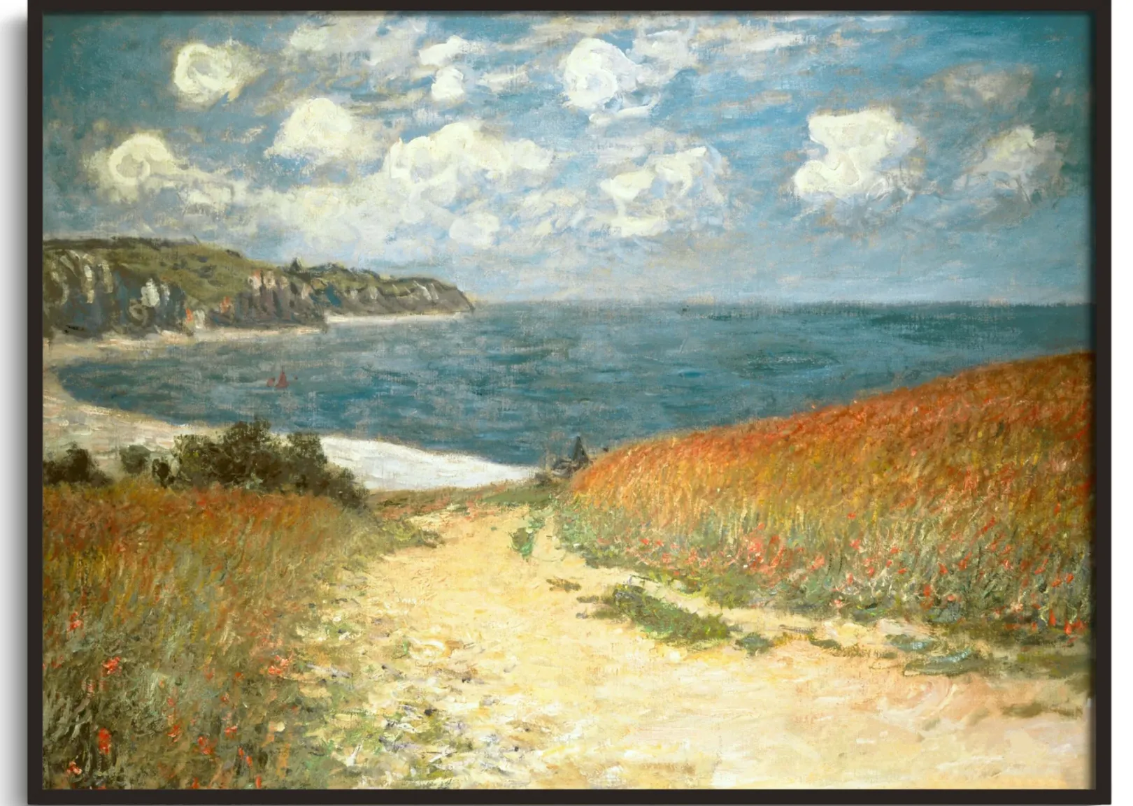 Galerie Mont Monet<Weg in den Weizenfeldern bei Pourville - Claude Monet