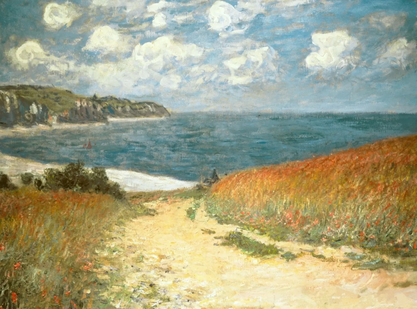 Galerie Mont Monet<Weg in den Weizenfeldern bei Pourville - Claude Monet