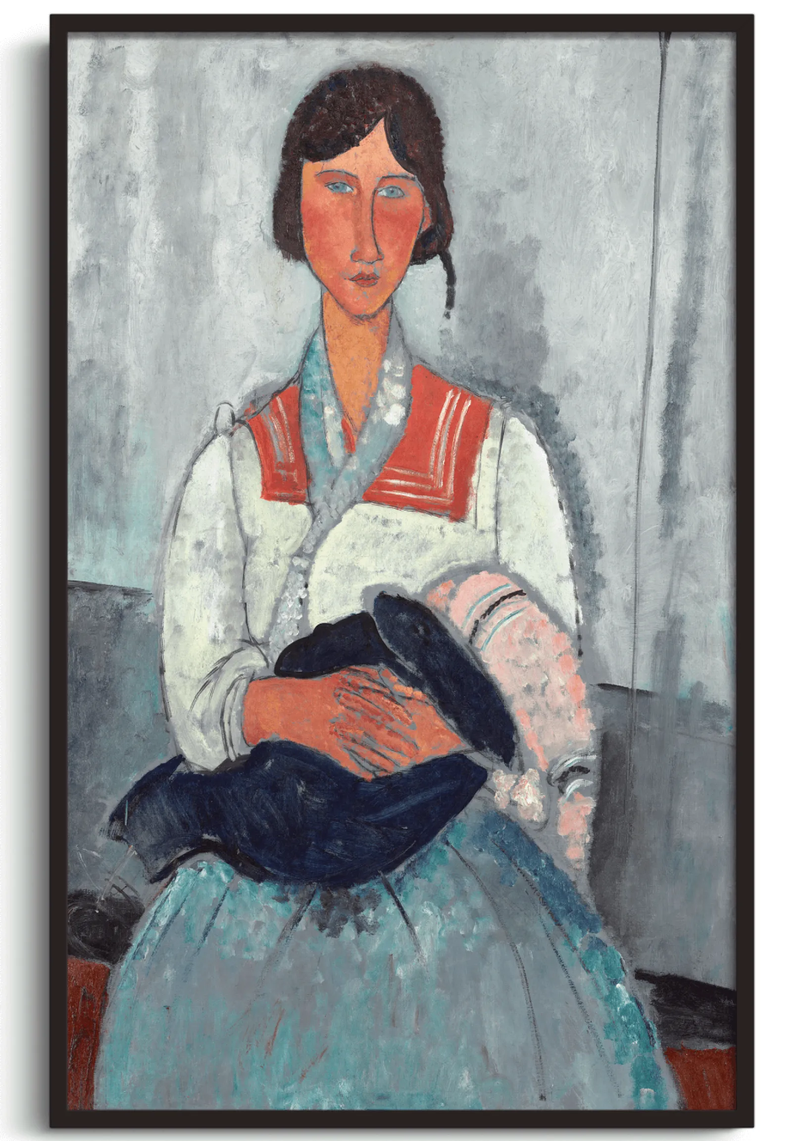 Galerie Mont Modigliani<Zigeunerin mit Baby - Amedeo Modigliani